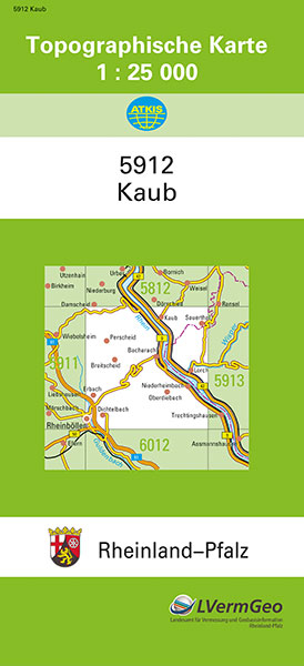 TK25 5912 Kaub -  Landesamt für Vermessung und Geobasisinformation Rheinland-Pfalz