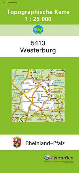 TK25 5413 Westerburg -  Landesamt für Vermessung und Geobasisinformation Rheinland-Pfalz