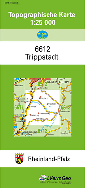 TK25 6612 Trippstadt -  Landesamt für Vermessung und Geobasisinformation Rheinland-Pfalz