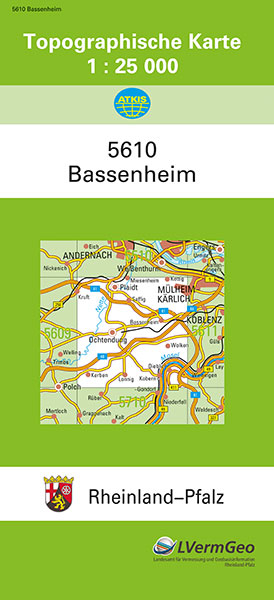 TK25 5610 Bassenheim -  Landesamt für Vermessung und Geobasisinformation Rheinland-Pfalz