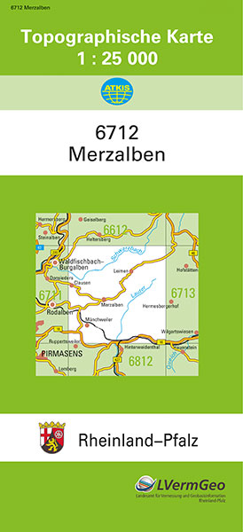 TK25 6712 Merzalben -  Landesamt für Vermessung und Geobasisinformation Rheinland-Pfalz