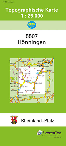 TK25 5507 Hönningen -  Landesamt für Vermessung und Geobasisinformation Rheinland-Pfalz