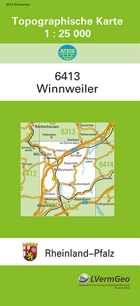 TK25 6413 Winnweiler -  Landesamt für Vermessung und Geobasisinformation Rheinland-Pfalz