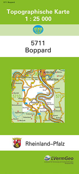 TK25 5711 Boppard -  Landesamt für Vermessung und Geobasisinformation Rheinland-Pfalz