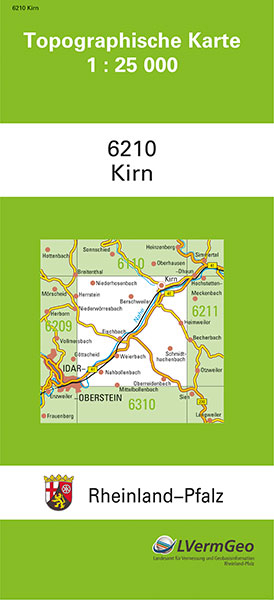 TK25 6210 Kirn -  Landesamt für Vermessung und Geobasisinformation Rheinland-Pfalz