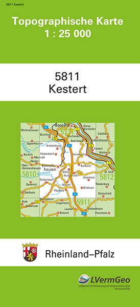 TK25 5811 Kestert -  Landesamt für Vermessung und Geobasisinformation Rheinland-Pfalz