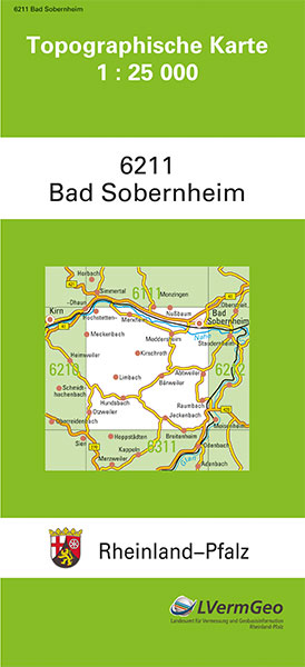 TK25 6211 Bad Sobernheim -  Landesamt für Vermessung und Geobasisinformation Rheinland-Pfalz