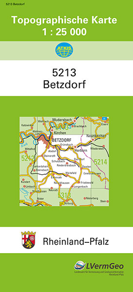 TK25 5213 Betzdorf -  Landesamt für Vermessung und Geobasisinformation Rheinland-Pfalz