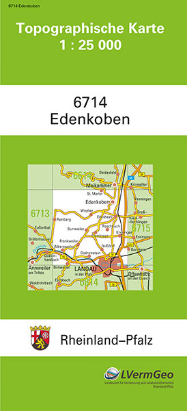 TK25 6714 Edenkoben -  Landesamt für Vermessung und Geobasisinformation Rheinland-Pfalz