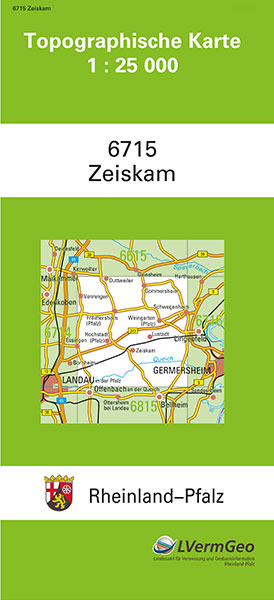 TK25 6715 Zeiskam -  Landesamt für Vermessung und Geobasisinformation Rheinland-Pfalz