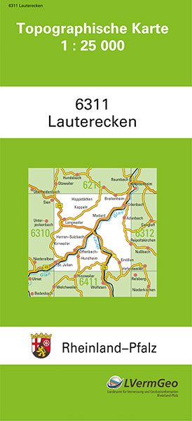 TK25 6311 Lauterecken -  Landesamt für Vermessung und Geobasisinformation Rheinland-Pfalz