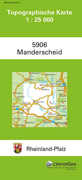 TK25 5906 Manderscheid -  Landesamt für Vermessung und Geobasisinformation Rheinland-Pfalz