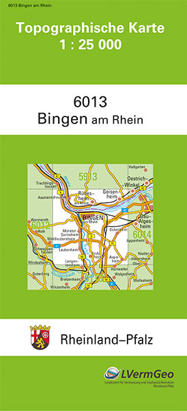 TK25 6013 Bingen am Rhein -  Landesamt für Vermessung und Geobasisinformation Rheinland-Pfalz