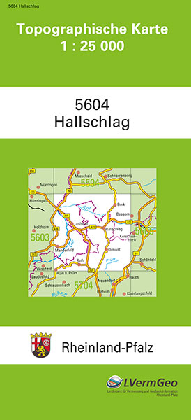 TK25 5604 Hallschlag -  Landesamt für Vermessung und Geobasisinformation Rheinland-Pfalz