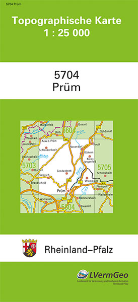 TK25 5704 Prüm -  Landesamt für Vermessung und Geobasisinformation Rheinland-Pfalz