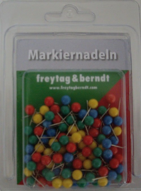 Markiernadeln, Bunt - 