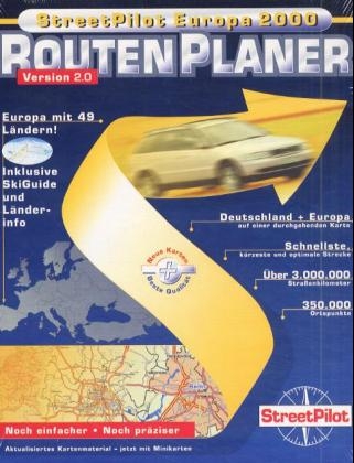 StreetPilot Europa 2000 Version 2.0, 1 CD-ROM in Box