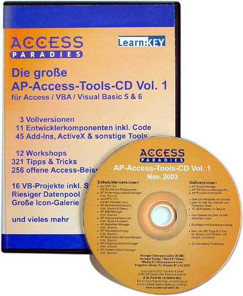 Access Entwickler Tools Vol. 1 - Günther Kramer