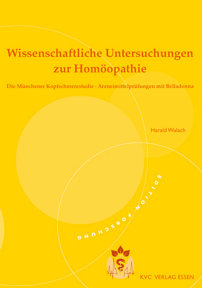 Wissenschaftliche Untersuchungen zur Homöopathie - Harald Walach