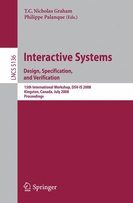 Interactive Systems. Design, Specification, and Verification - 