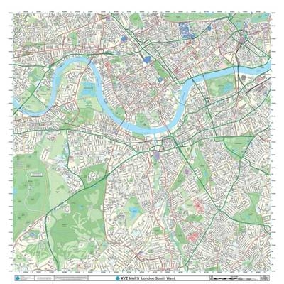 London XYZ City Map - London South West Map