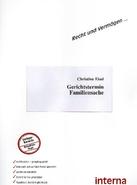 Gerichtstermin Familiensache - Christine Eisel