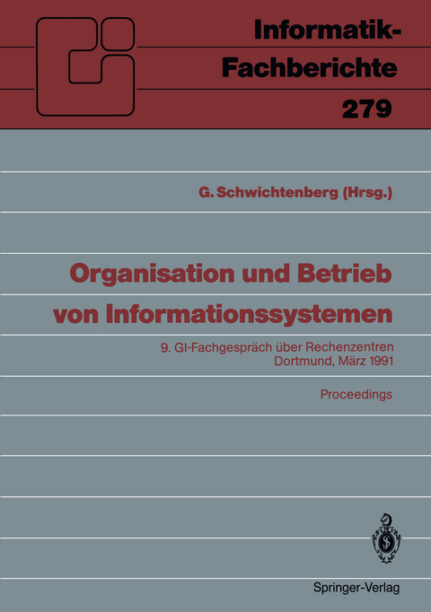 Organisation und Betrieb von Informationssystemen - 