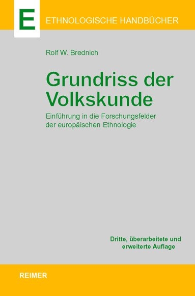 Grundriss der Volkskunde - 