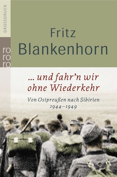 ... und fahr'n wir ohne Wiederkehr - Fritz Blankenhorn