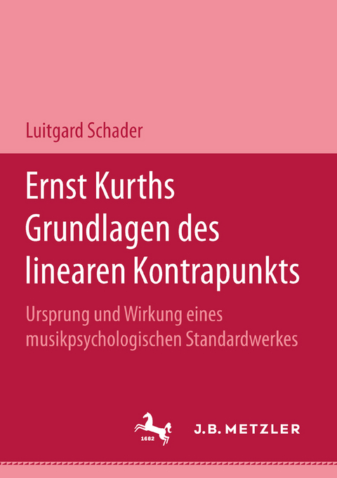 Ernst Kurths Grundlagen des linearen Kontrapunkts - Luitgard Schader