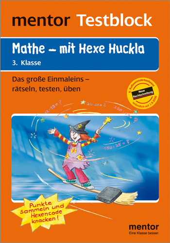 mentor Testblock: Mathe - mit Hexe Huckla, 3. Klasse - Testblock - Jens Plaschczyk