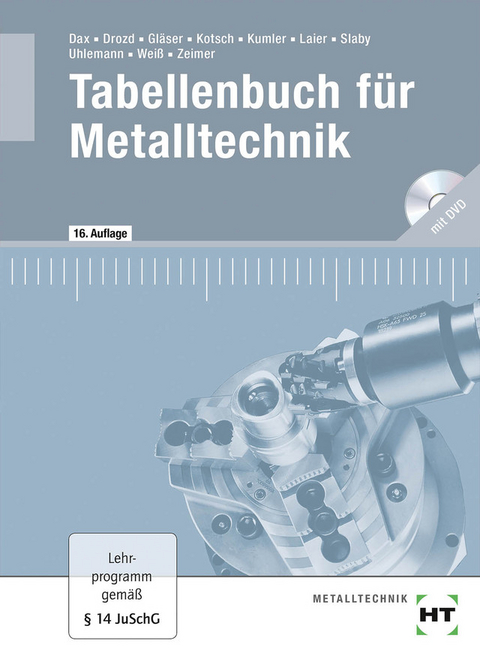 Tabellenbuch für Metalltechnik - Wilhelm Dax, Nikolaus Drozd, Wolf D. Gläser