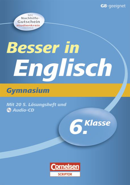 Besser in der Sekundarstufe I - Gymnasium / 6. Schuljahr - Übungsbuch mit separatem Lösungsheft (20 S.) und Hör-CD - Ingrid Preedy