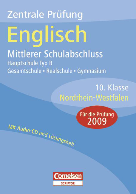 Abschlussprüfungen - Cornelsen Scriptor. Englisch - Hauptschule Typ B, Gesamtschule, Realschule, Gymnasium Nordrhein-Westfalen / 10. Schuljahr - Zentrale Prüfung - Mittlerer Schulabschluss - David Christie