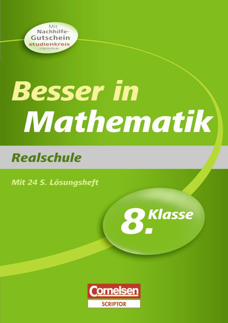 Besser in der Sekundarstufe I - Realschule / 8. Schuljahr - Übungsbuch mit separatem Lösungsheft (24 S.) - Jochen Kreusch, Jutta Walther