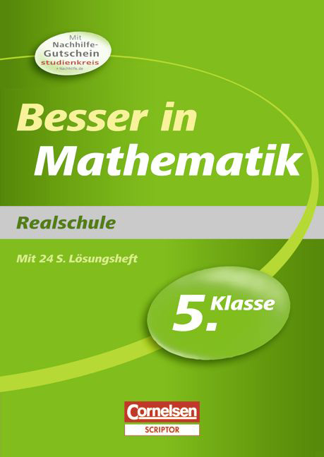 Besser in der Sekundarstufe I - Realschule / 5. Schuljahr - Übungsbuch mit separatem Lösungsheft (24 S.) - Edmund Wallis