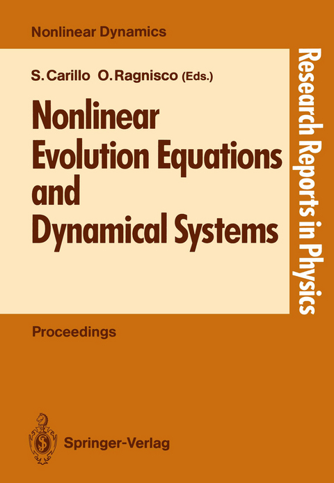 Nonlinear Evolution Equations and Dynamical Systems - 