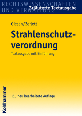 Strahlenschutzverordnung - Thomas Giesen, Georg Zerlett