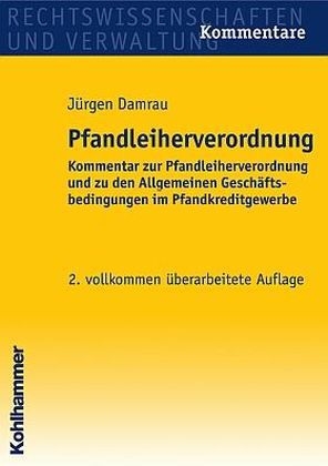 Pfandleiherverordnung - Jürgen Damrau