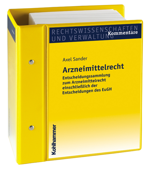 Entscheidungssammlung zum Arzneimittelrecht einschließlich EuGH - 