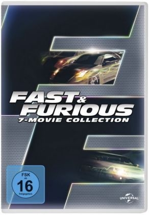 Fast & Furious 1-7, 7 DVDs