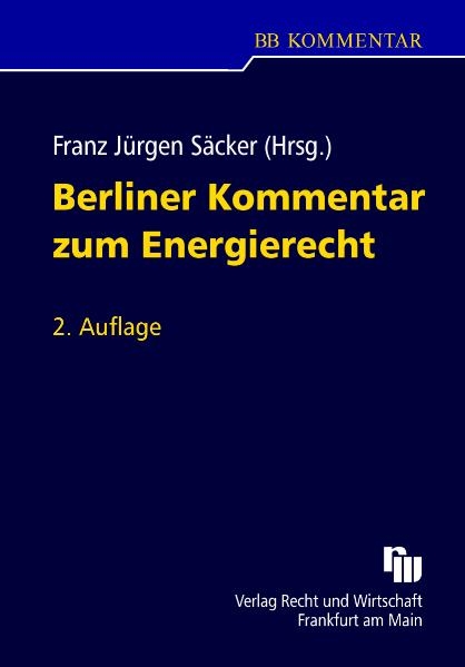 Berliner Kommentar zum Energierecht - 