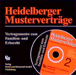 Heidelberger Musterverträge - CD-ROM / Familien- und Erbrecht