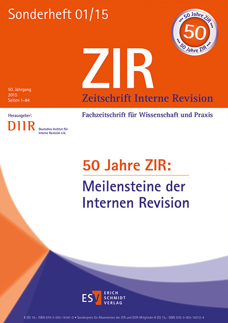 50 Jahre ZIR: Meilensteine der Internen Revision