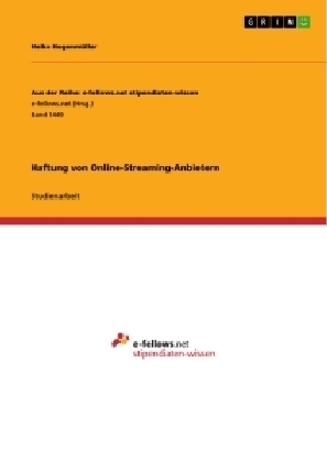 Haftung von Online-Streaming-Anbietern - Heiko HogenmÃ¼ller