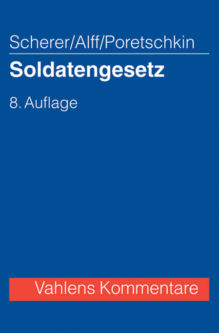 Soldatengesetz - Werner Scherer, Richard Alff, Alexander Poretschkin