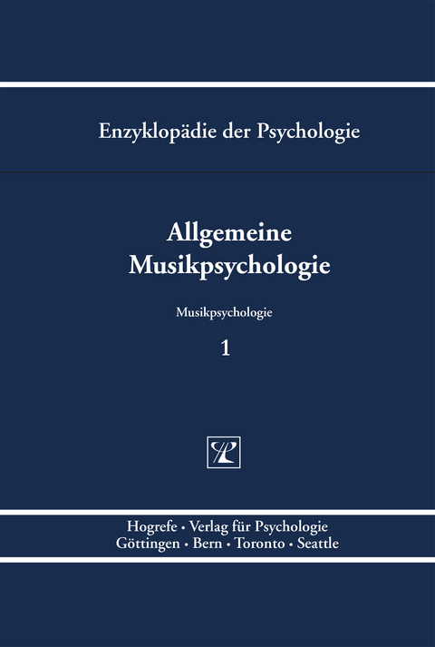 Allgemeine Musikpsychologie - 