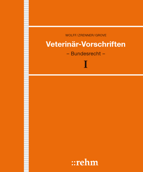 Veterinär-Vorschriften des Bundes incl. VetV auf CD-ROM / Veterinär-Vorschriften des Bundes - 