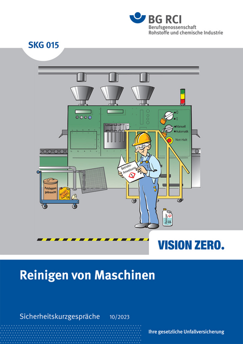 SKG 015 Reinigen von Maschinen mit Wimmelbild