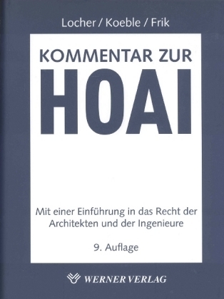 Kommentar zur HOAI - 